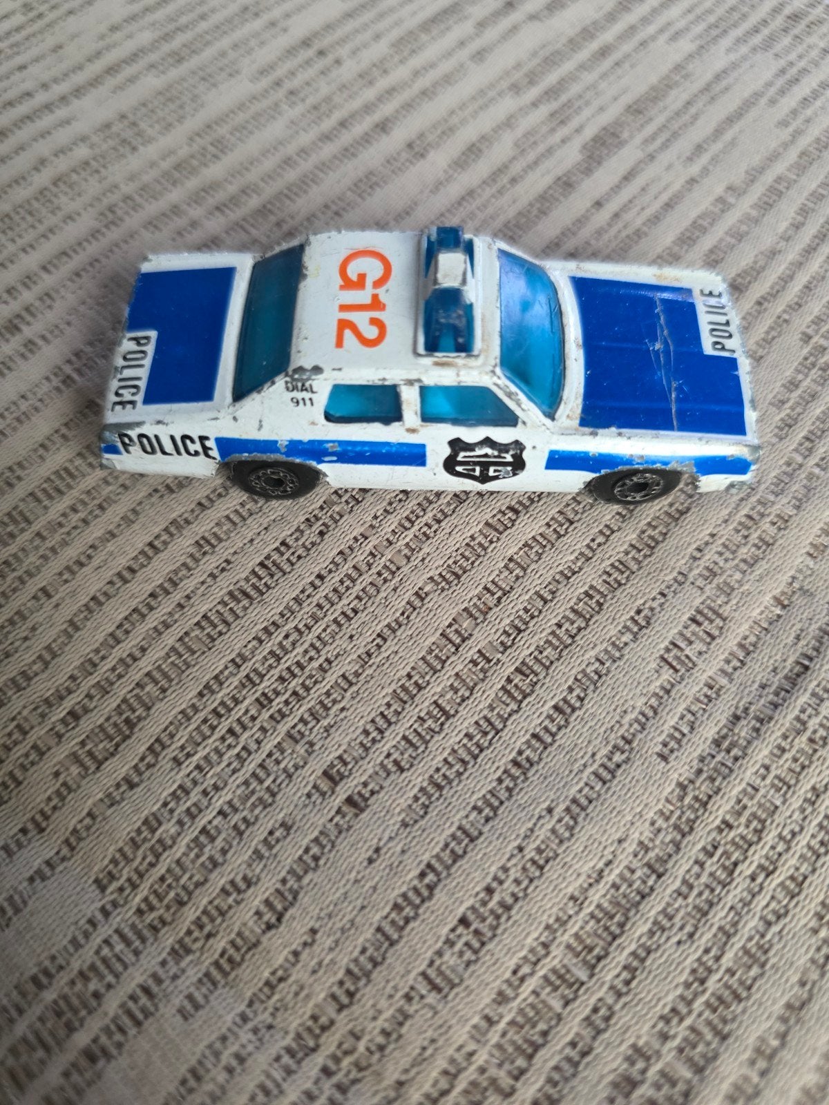 Matchbox Plymouth Gran Fury Politieauto G12 - 1979, Ophalen of Verzenden