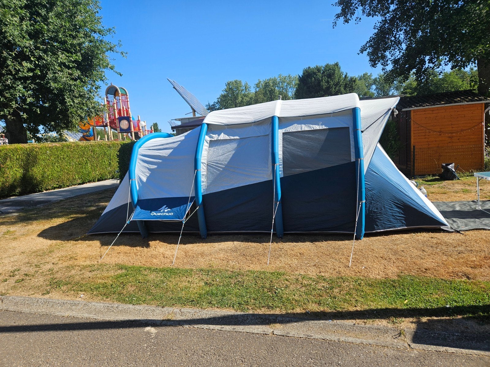 Quechua Air Seconds 6.3 Fresh & Black tunneltent, Ophalen, Gebruikt, Tot en met 6