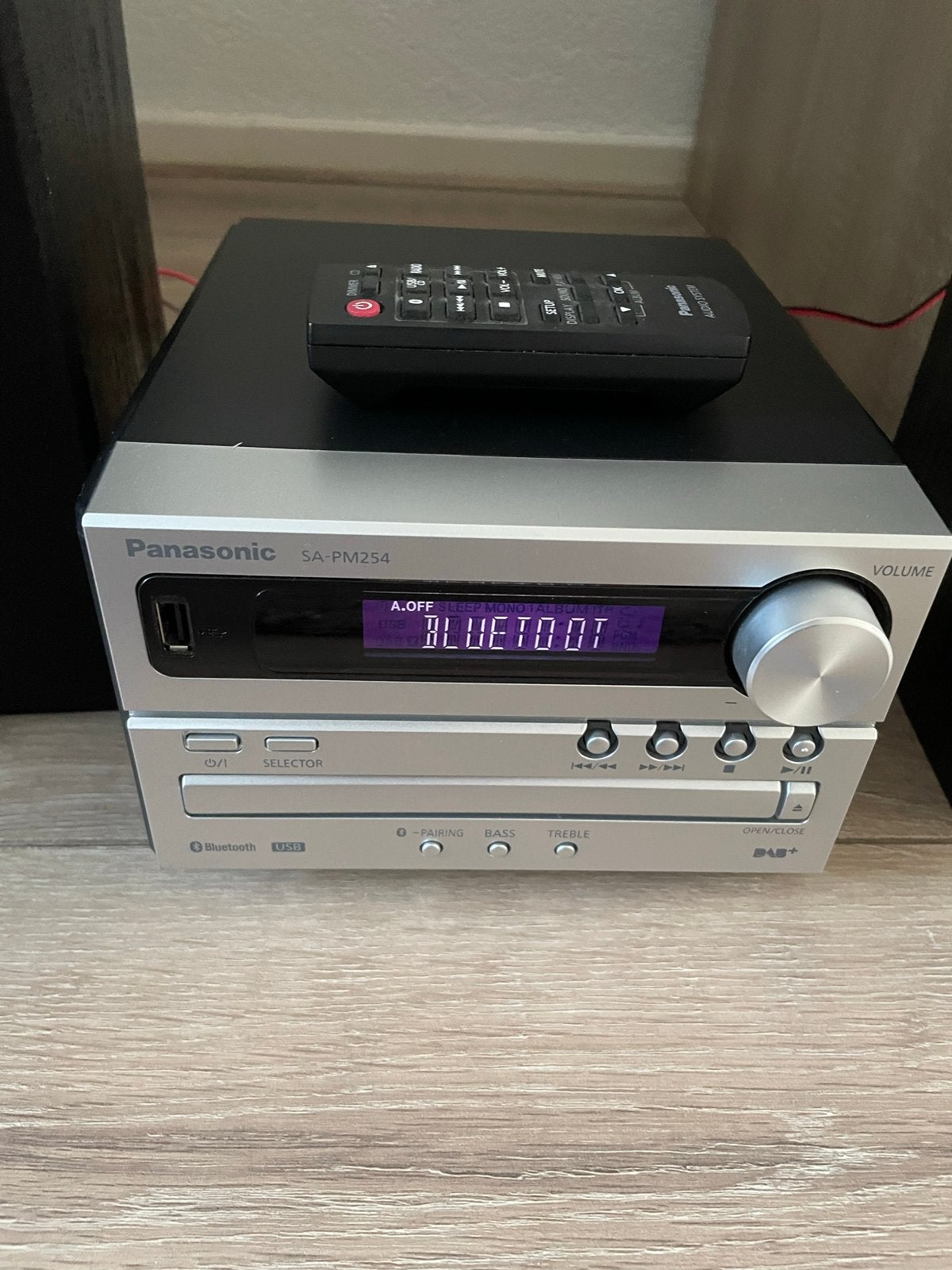 Panasonic SC-PM254 Microset met Bluetooth, USB, Radio & DAB+, Overige merken, Ophalen of Verzenden, Zo goed als nieuw, Microset