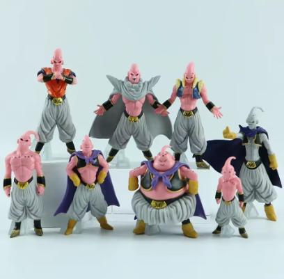 Dragonball Z figuren set Majin Buu familie 8 stuks (7-11cm)