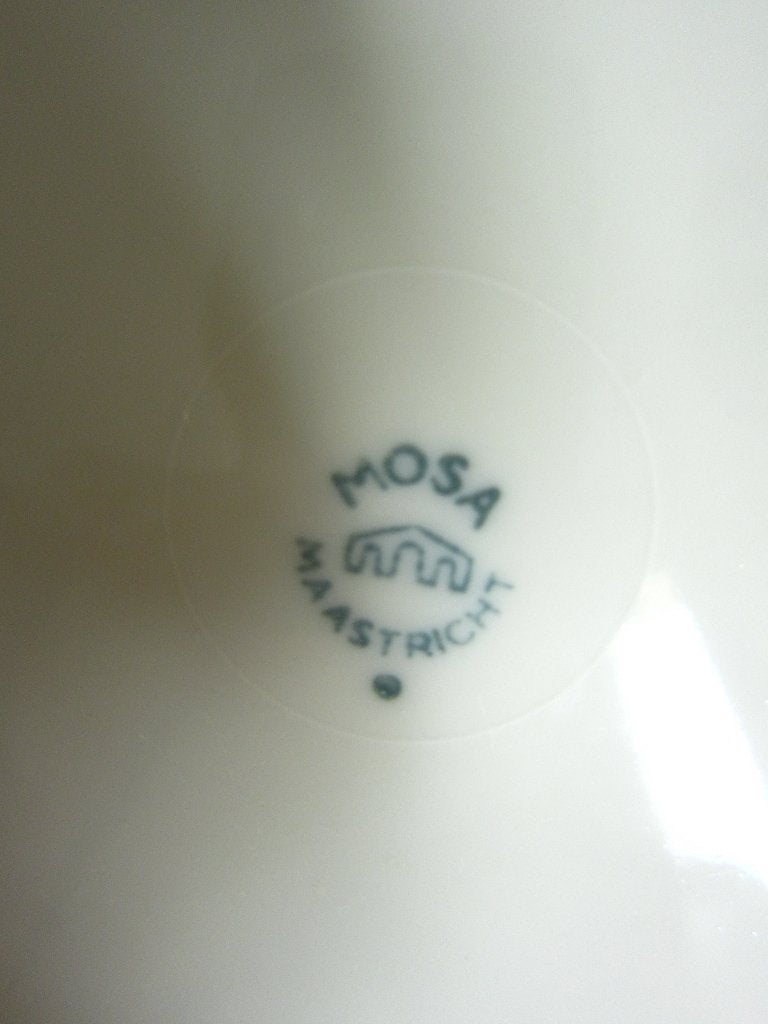 OUD servies MOSA MAASTRICHT bloemen en gouden rand ong 1960, Ophalen of Verzenden