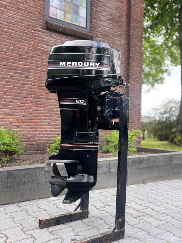 Mercury 20 PK kortstaart compleet (bijzondere staat!), Ophalen, Zo goed als nieuw, Benzine, 10 tot 30 pk