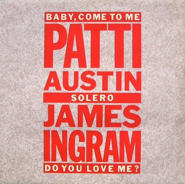 Maxi single Patti Austin & James Ingram ‎– Baby, Come To Me, Ophalen of Verzenden, Zo goed als nieuw, 12 inch