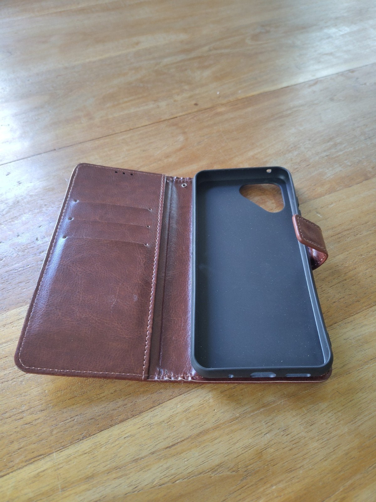 Leren telefoon hoesje Fairphone 5, Telecommunicatie, Ophalen of Verzenden, Nieuw, Flipcase