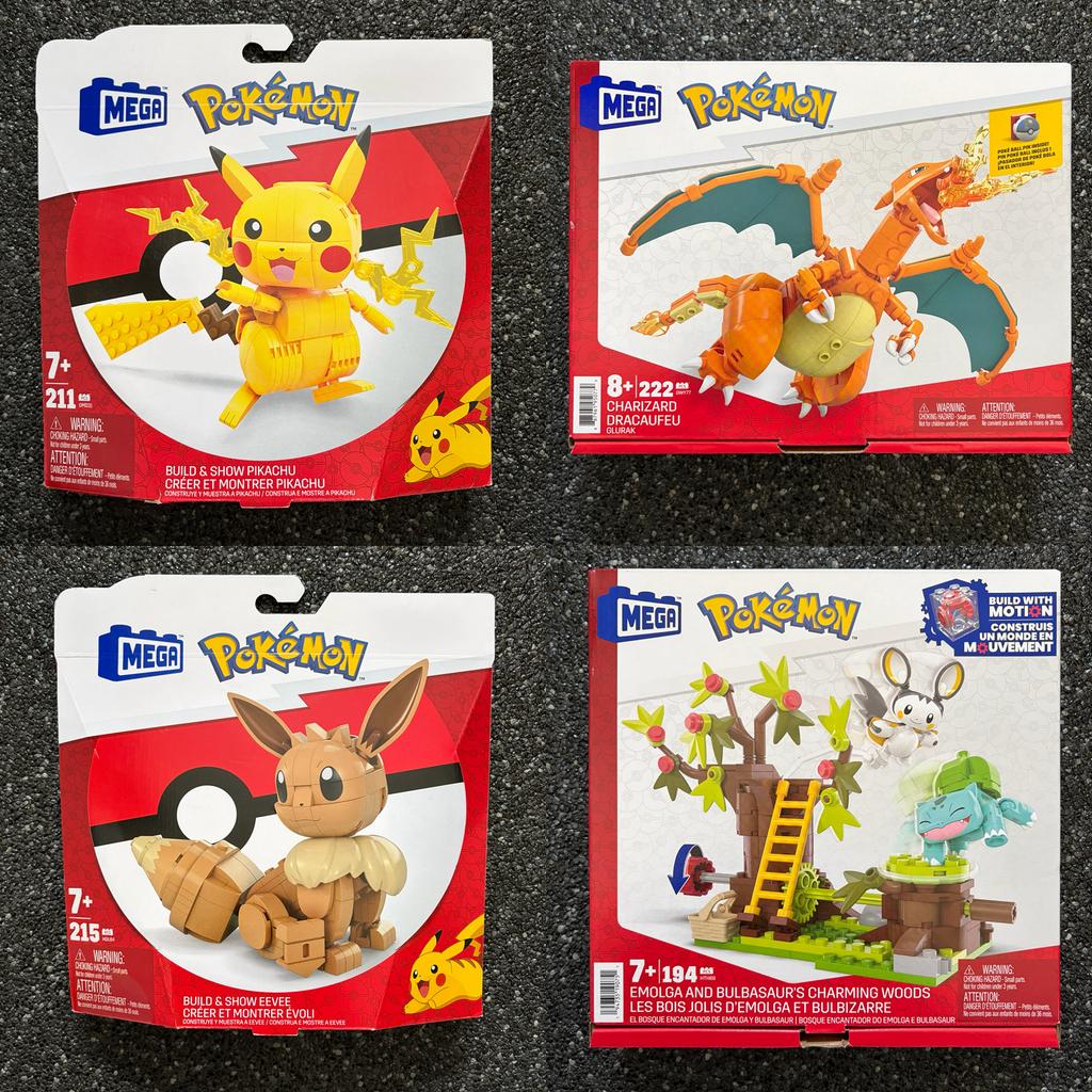 4x Mega Pokémon - nieuw!, Kinderen en Baby's, Speelgoed | Duplo en Lego, Ophalen of Verzenden