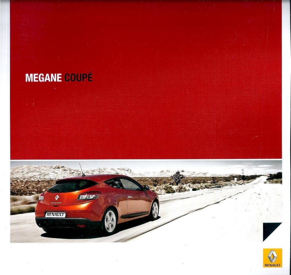 Brochure Megane Coupe Cabriolet Ultimate Edition 2009, Ophalen of Verzenden, Gelezen, Renault