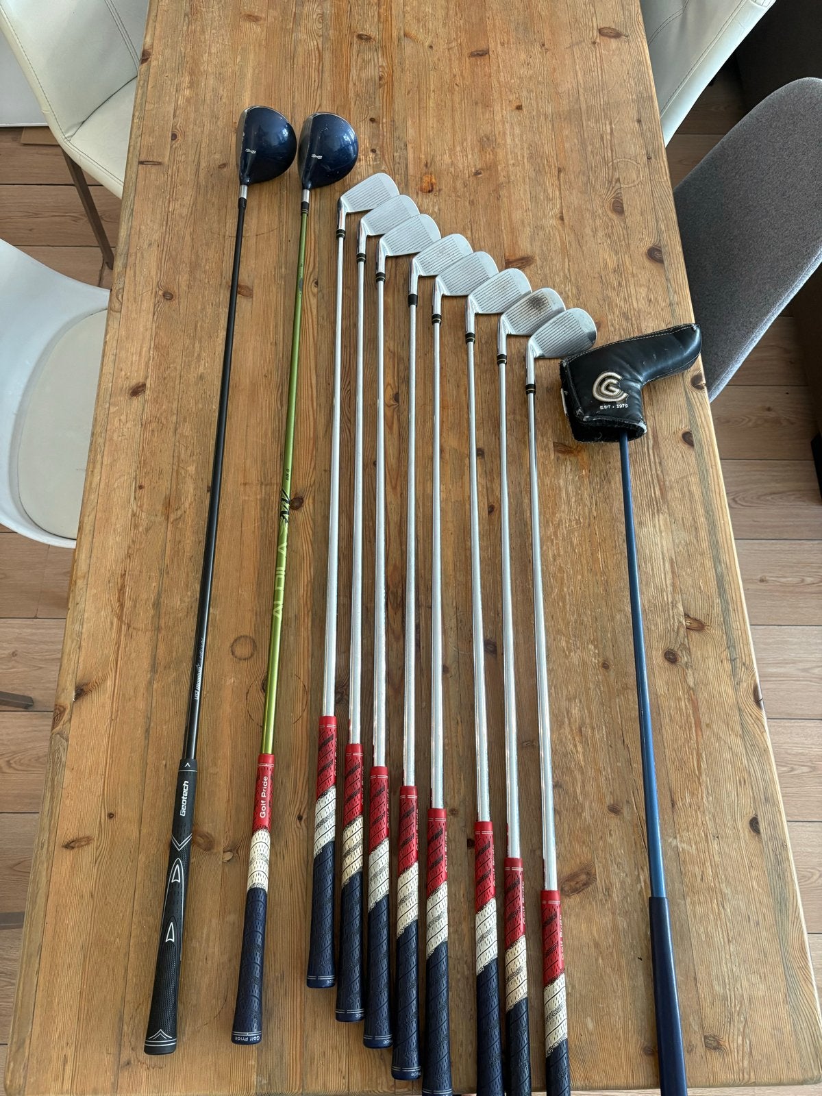 Complete Golfset: Snake Eyes Woods, Forged IJzers & Putter, Ophalen of Verzenden, Gebruikt, Set, Overige merken