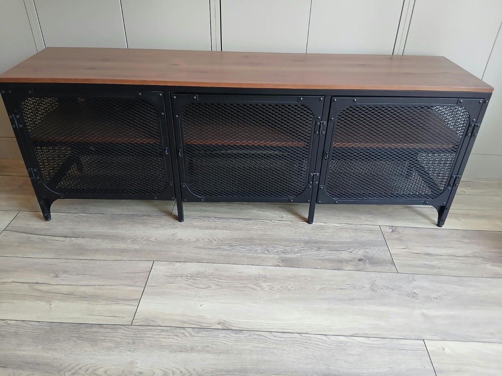IKEA FJÄLLBO tv-meubel zwart 150x36x54, Ophalen, Zo goed als nieuw, 25 tot 50 cm, Minder dan 100 cm