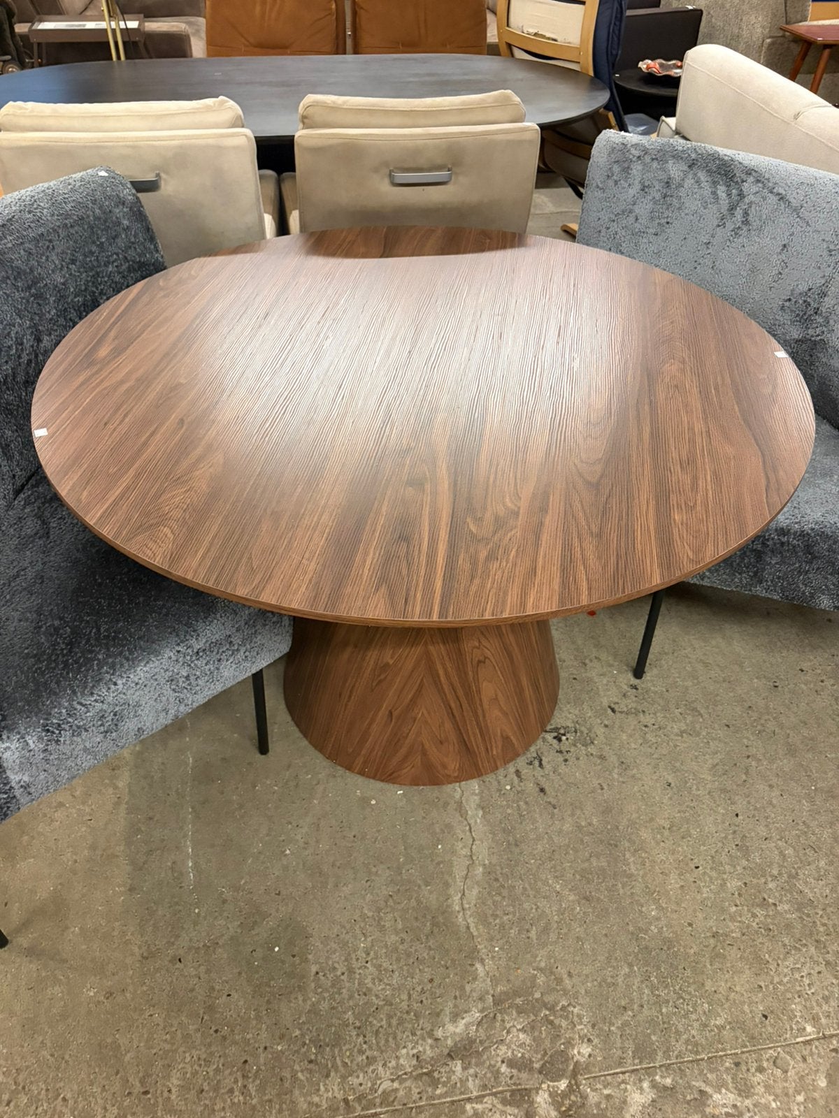 Ronde eettafel 120x75cm, Ophalen, ., Zo goed als nieuw, .