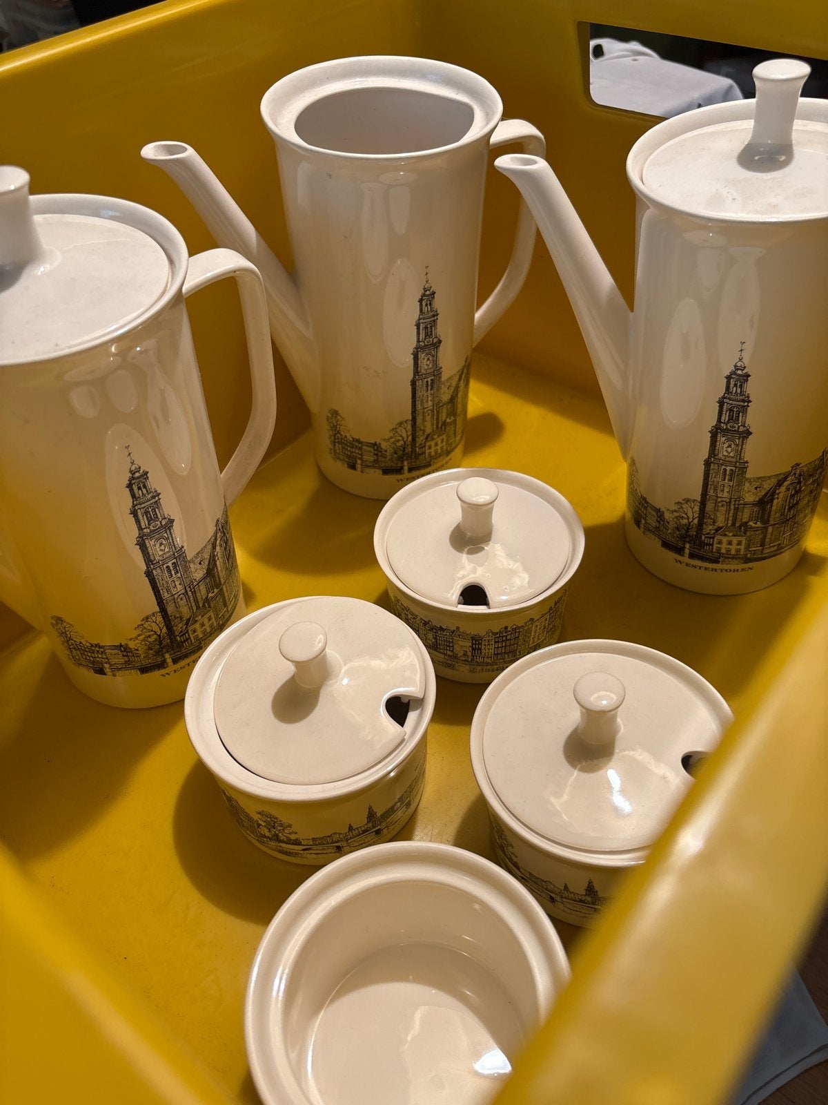 Vintage Amsterdams grachtenservies., Ophalen of Verzenden