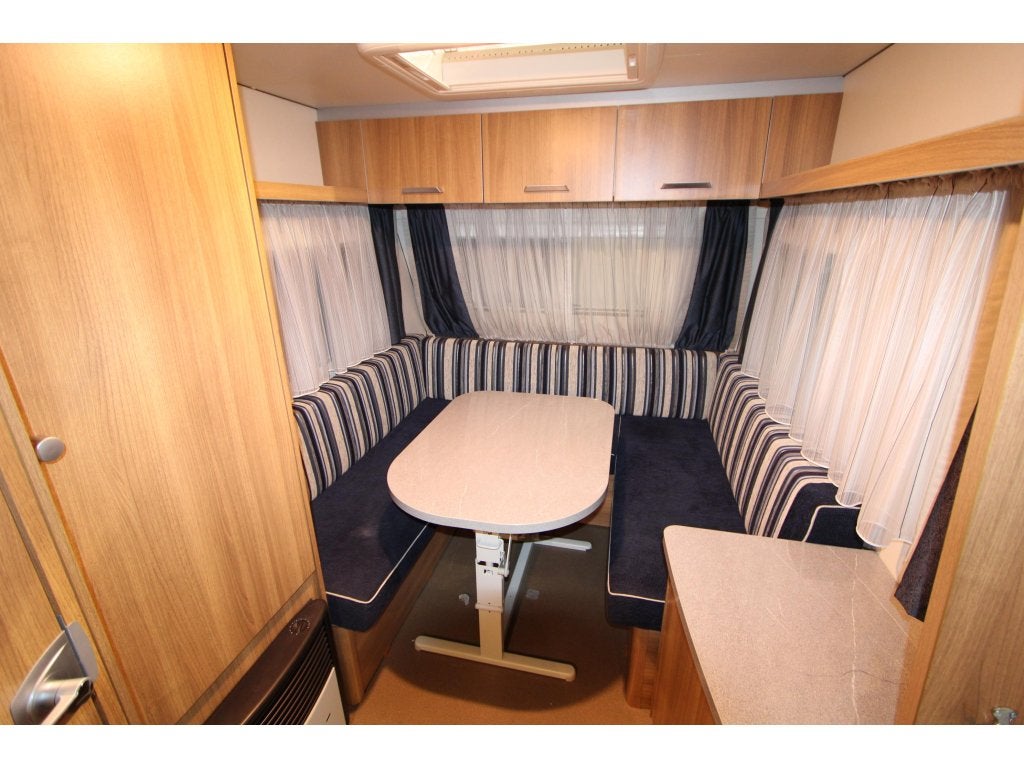 Dethleffs New Line 340 HK Mover-Luifel-2011-, Caravans en Kamperen, Caravans, Dwarsbed, Rondzit, Luifel, Tot en met 2