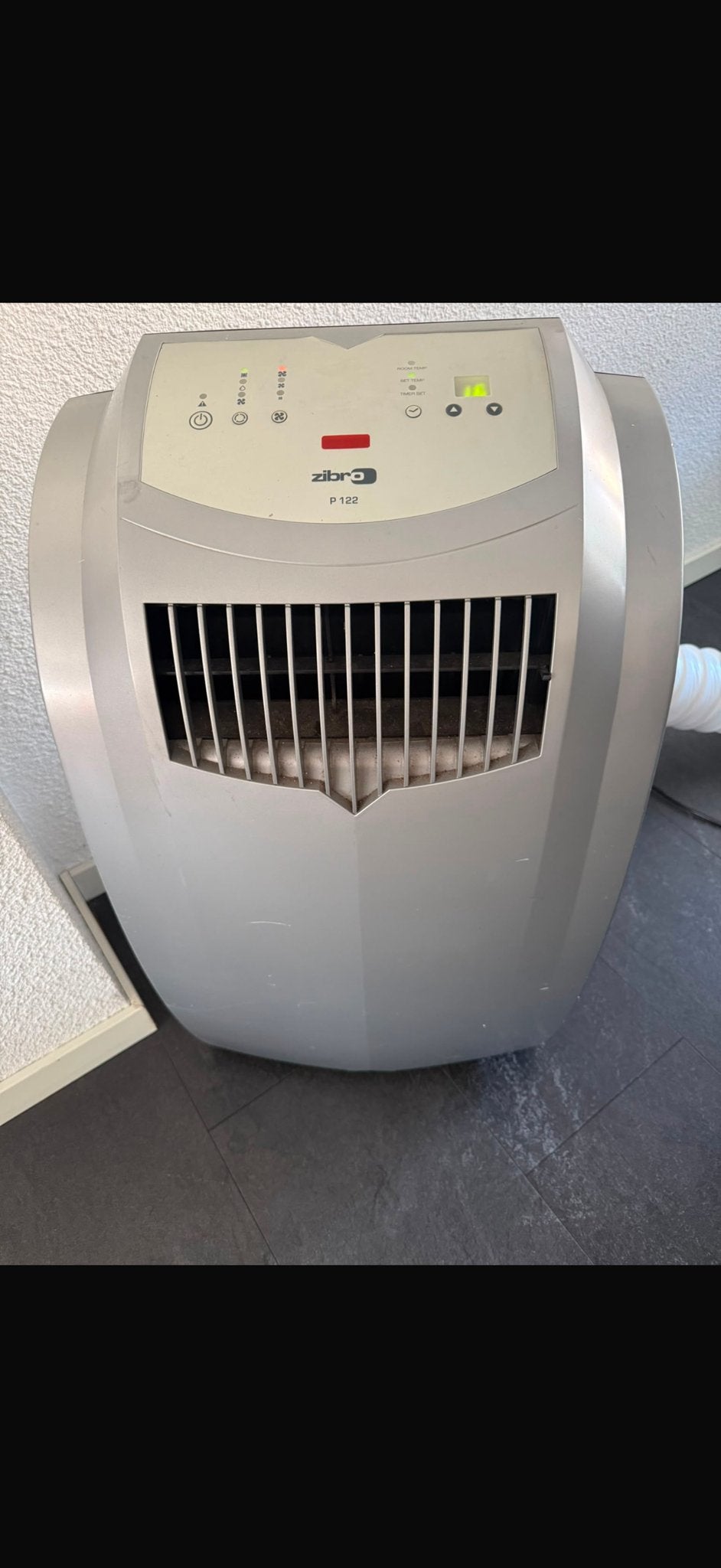 Zibro P122 Mobiele Airco - Koelen en Ontvochtigen, Witgoed en Apparatuur, Gebruikt, Minder dan 60 m³, Timer, 3 snelheden of meer