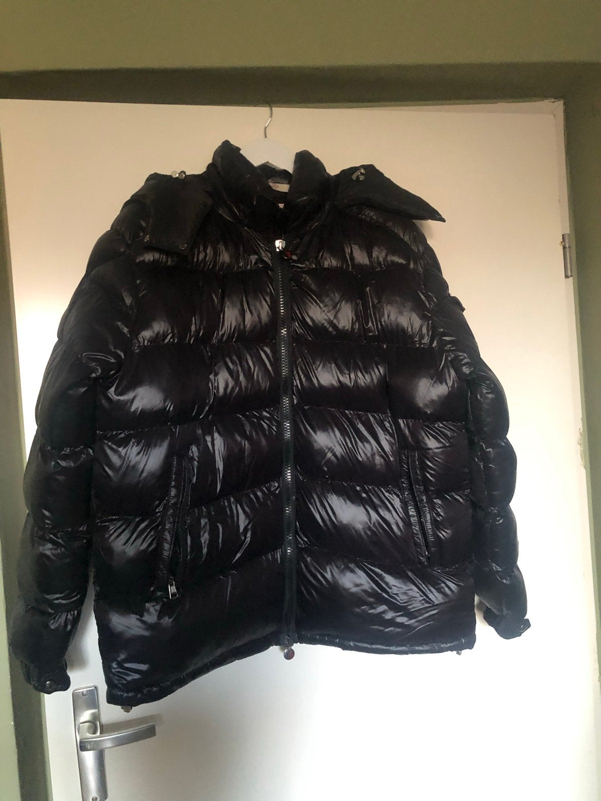 Moncler Maya Hooded Short Down Jacket Heren - Maat 3XL, Ophalen of Verzenden, Zo goed als nieuw, Overige maten, Zwart