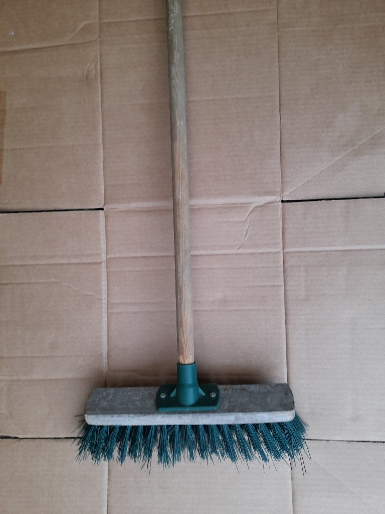 Harde - Tuinbezem/veger Nylon - 30 cm, Tuin en Terras, Ophalen, Gebruikt, Bezem
