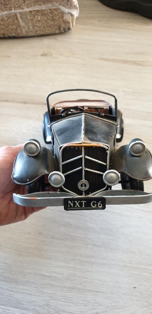 metaal metaal citroen auto zwart groot, Huis en Inrichting, Woonaccessoires | Overige, Ophalen of Verzenden, Nieuw, Zwart, Metaal