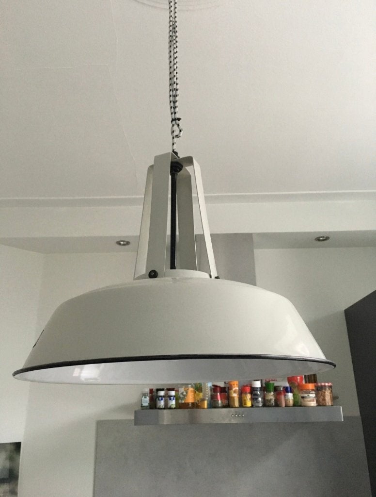Hanglamp HKLIVING, Huis en Inrichting, Lampen | Hanglampen, Ophalen of Verzenden, Zo goed als nieuw, Metaal