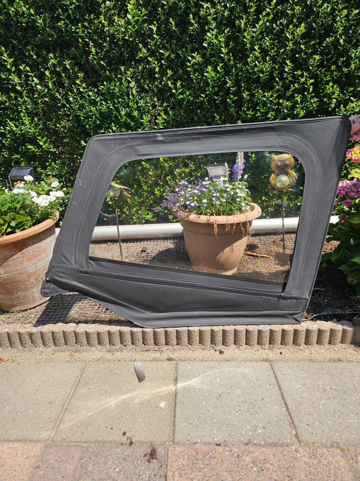 Softtop zijruit Jeep Wrangler cj.. ...yj, Auto-onderdelen, Ophalen of Verzenden, Gebruikt, Jeep