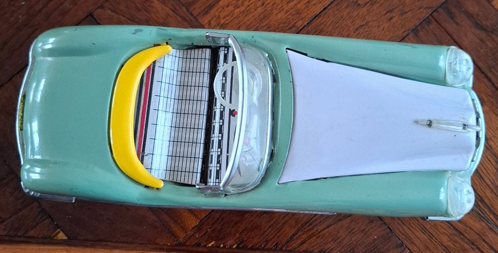 Vintage blikken speelgoed auto "Lucky Open Car MF 787", Ophalen of Verzenden