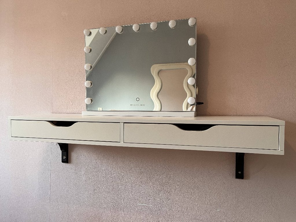 IKEA EKBY ALEX wandplank met lades en ophanghaken, Ophalen, Gebruikt