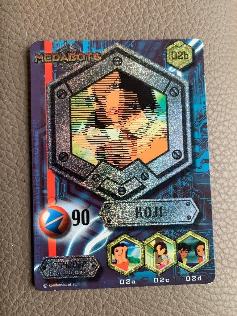 FOX KIDS card KOJI 2003 02b Medabots glitter, Verzamelen, Verzenden, Zo goed als nieuw