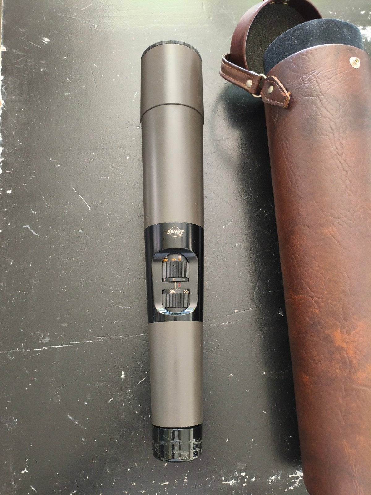 Swift spotter scope telescoop Militair gebruikt, Ophalen of Verzenden, Zo goed als nieuw, Minder dan 80 mm, Lenzentelescoop (refractor)