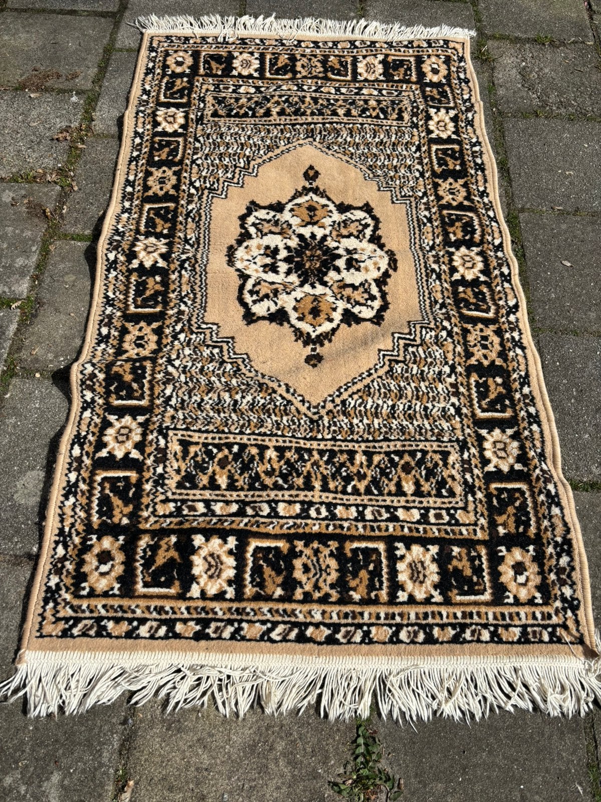 Vloerkleedje160x80 cm nu voor maar 25 euro, Bruin, Zo goed als nieuw, 150 tot 200 cm, Rechthoekig
