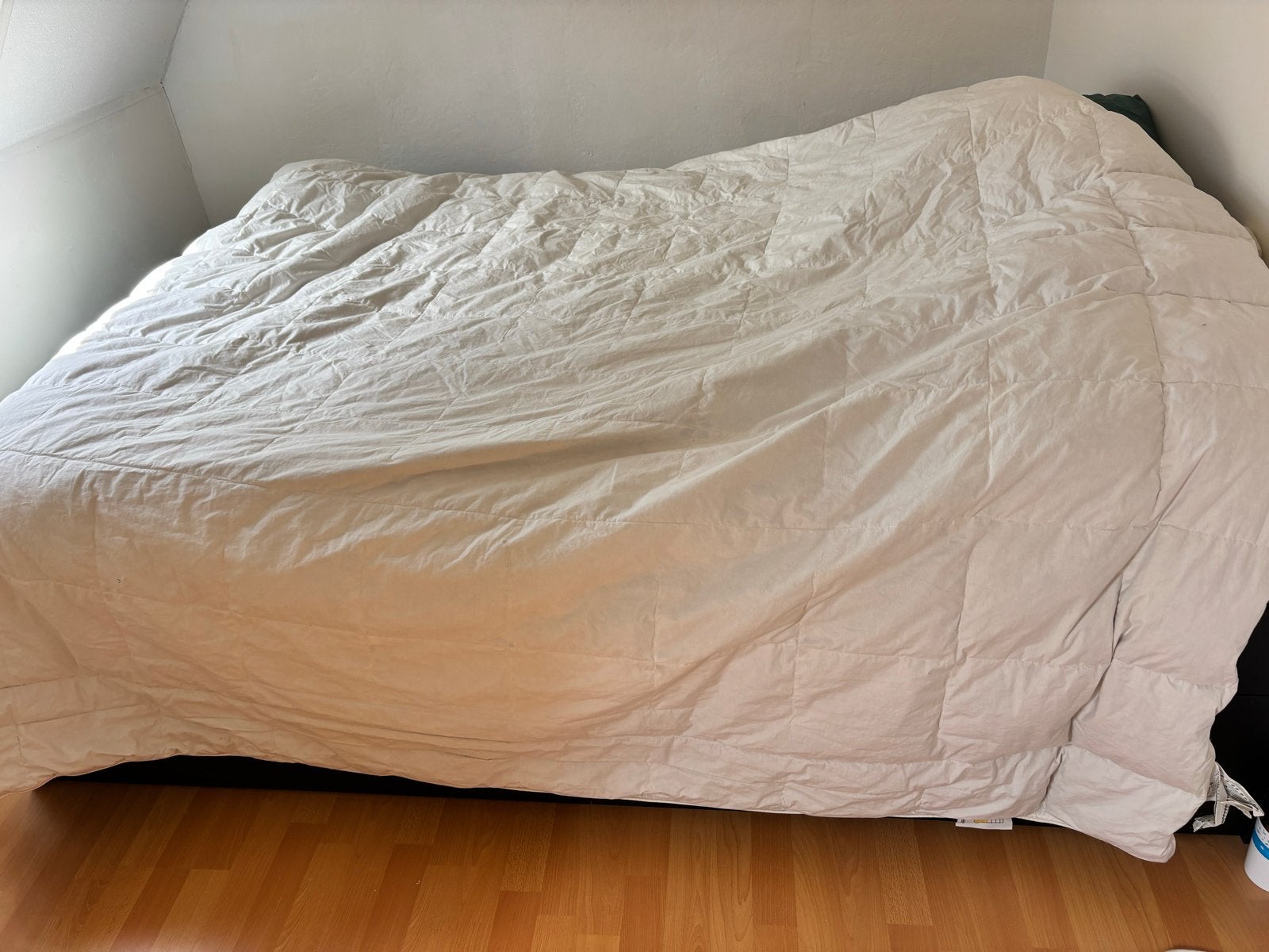 IKEA FJÄLLBRÄCKA Dekbed 200x200 - Zo goed als nieuw, Wit, Tweepersoons, Ophalen of Verzenden, IKEA