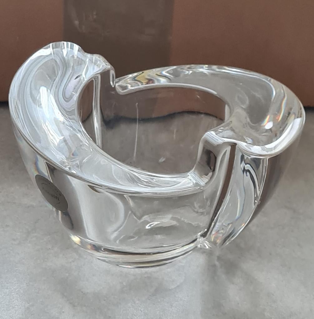 2 Mooie zware kristallen Amalfi kandelaars, Antiek en Kunst, Antiek | Glas en Kristal, Ophalen of Verzenden