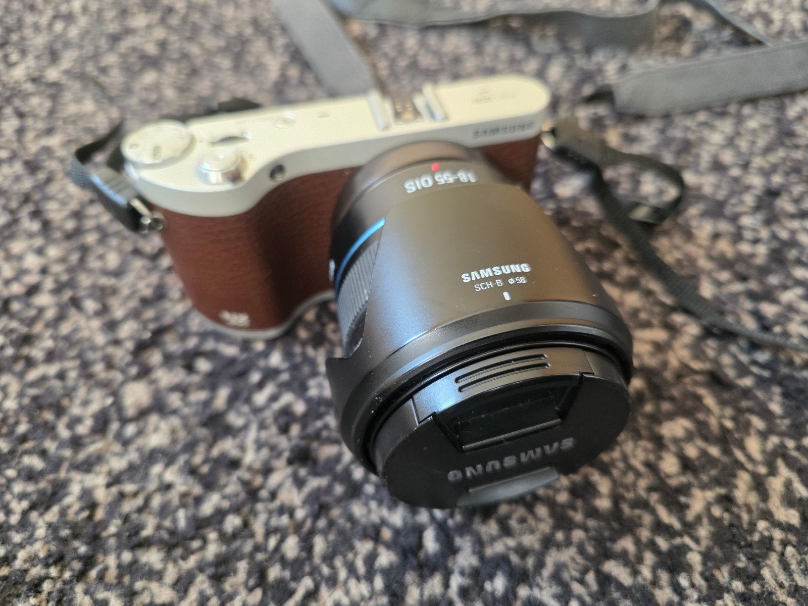 Samsung NX 300 Systeemcamera met 18-55 OIS lens, Ophalen, Gebruikt, Beeldstabilisatie, 4 t/m 7 keer