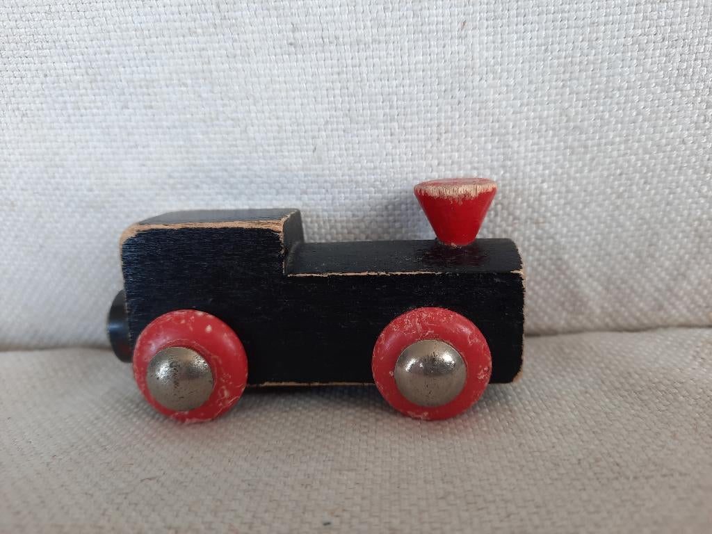 Vintage BRIO locomotief trein, Ophalen of Verzenden, Gebruikt