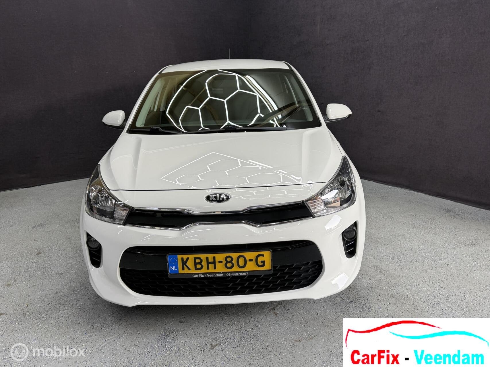 Kia Rio 1.2 CVVT ComfortLine, 83 pk, Euro 6, 4 cilinders, Wit