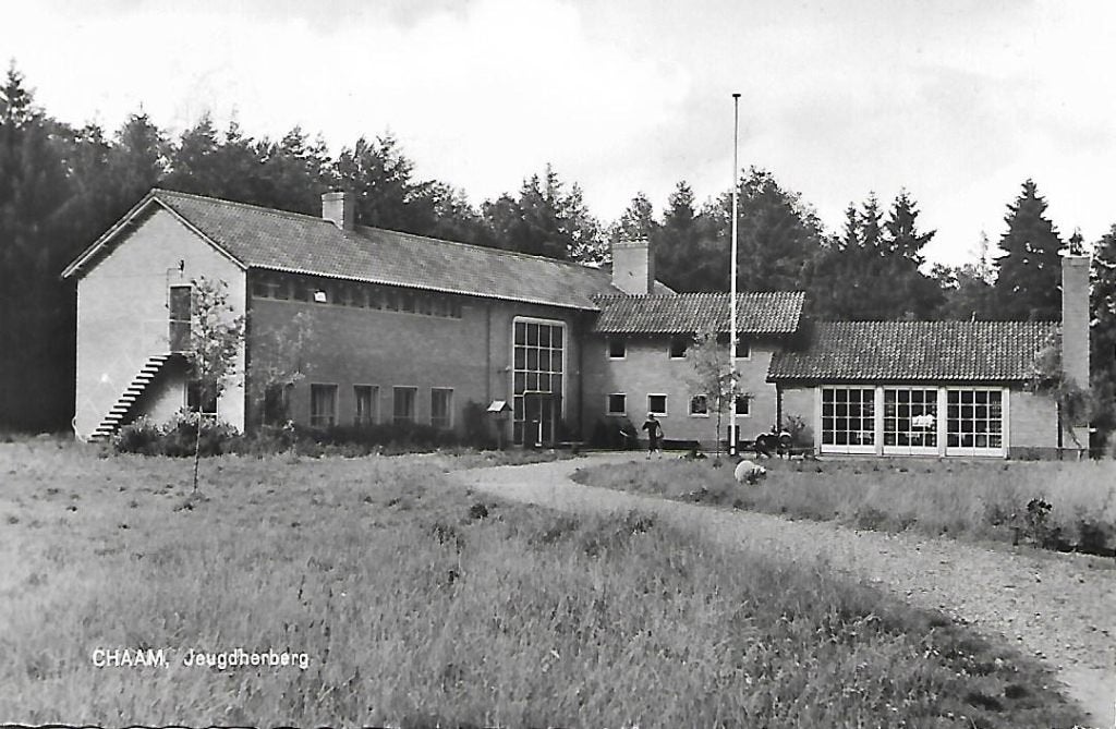 Chaam- -Jeugdherberg., Verzenden, 1940 tot 1960, Gelopen, Noord-Brabant