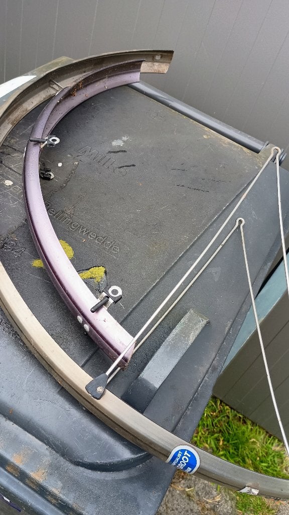 Gazelle spatborden, Fietsen en Brommers, Kunststof, Ophalen of Verzenden, Gazelle fiets, Gebruikt