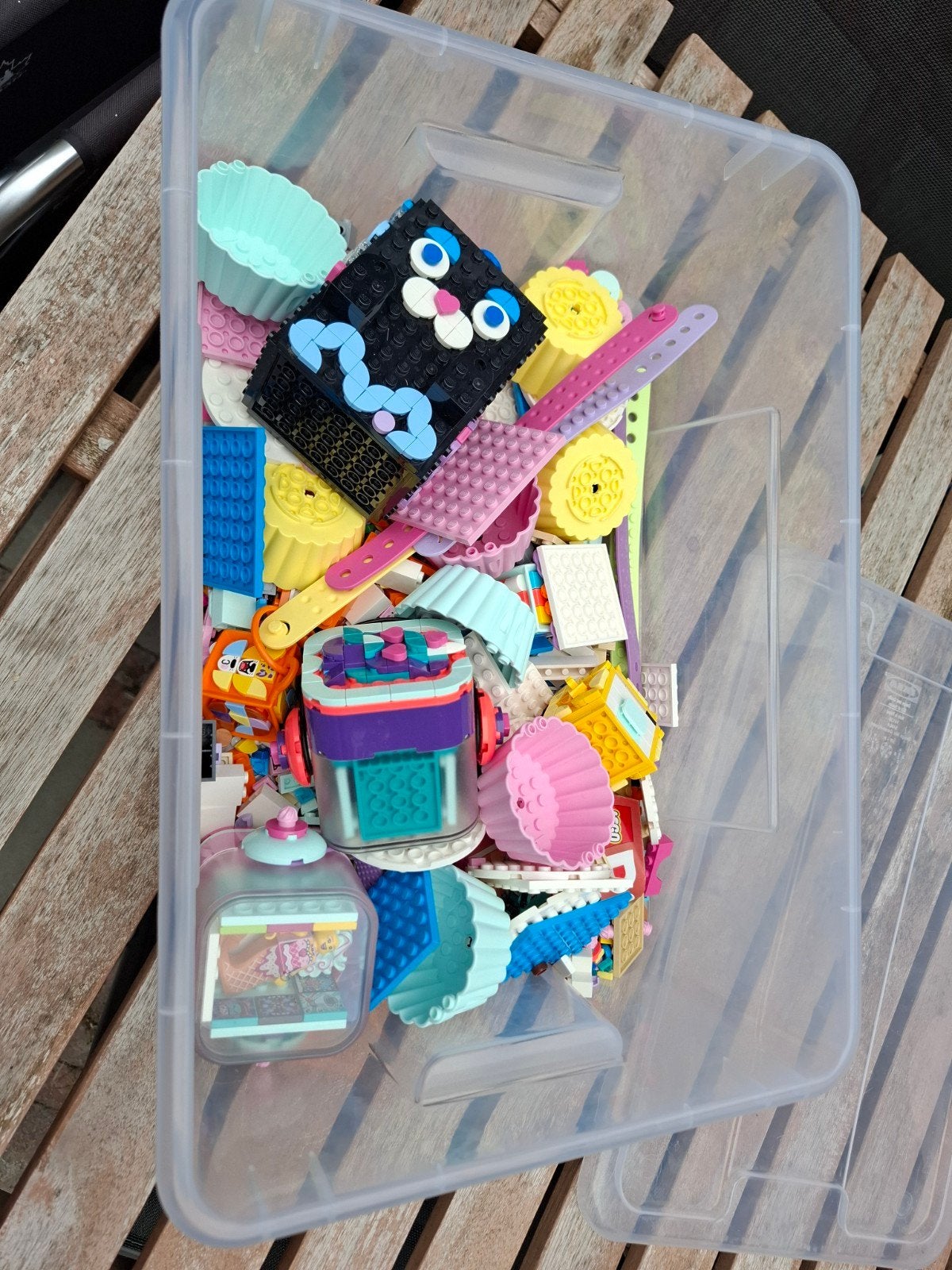 Grote bak Lego Dots - diverse sets, armbandjes en dots, Ophalen