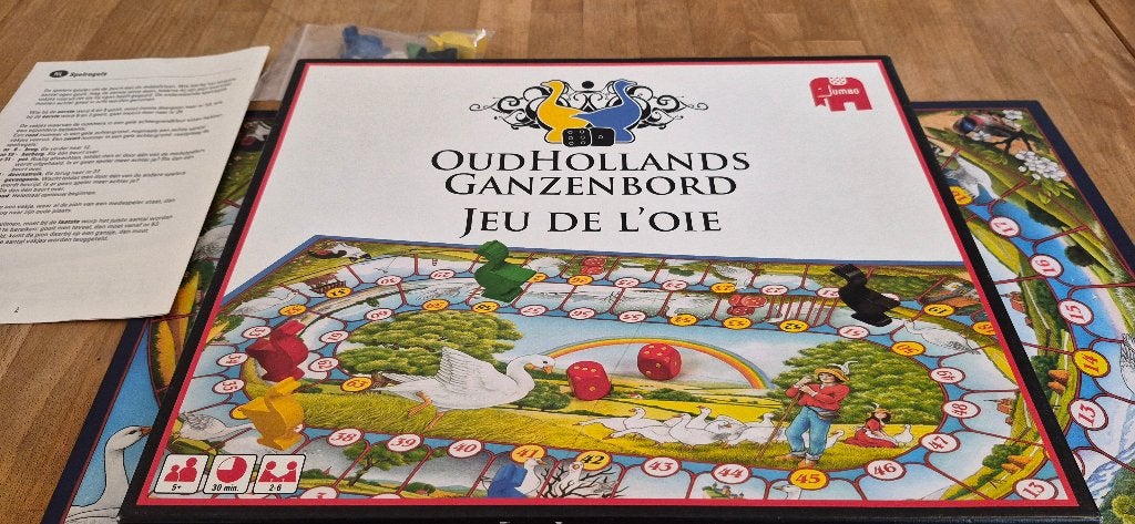 Ganzenbord van jumbo Nieuw ., Een of twee spelers, Ophalen of Verzenden, Nieuw, Jumbo