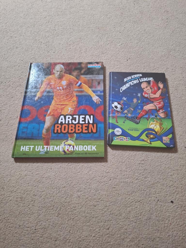 Arjen Robben Fanboeken, Ophalen of Verzenden, Zo goed als nieuw, Freek van den Nieuwenhof, Fred Diks, Balsport