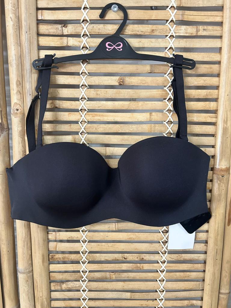 Hunkemöller Smooth Push Up Bh Zwart 70C, Hunkemöller, Ophalen of Verzenden, Zwart, BH