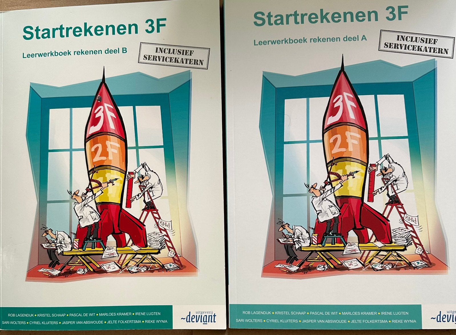 Startrekenen 3F leerwerkboek deel A en B, ongebruikt, Rob Lagendijk; Rieke Wynia; Kristel Schaap; Irene Lugten; Mar..., Ophalen of Verzenden