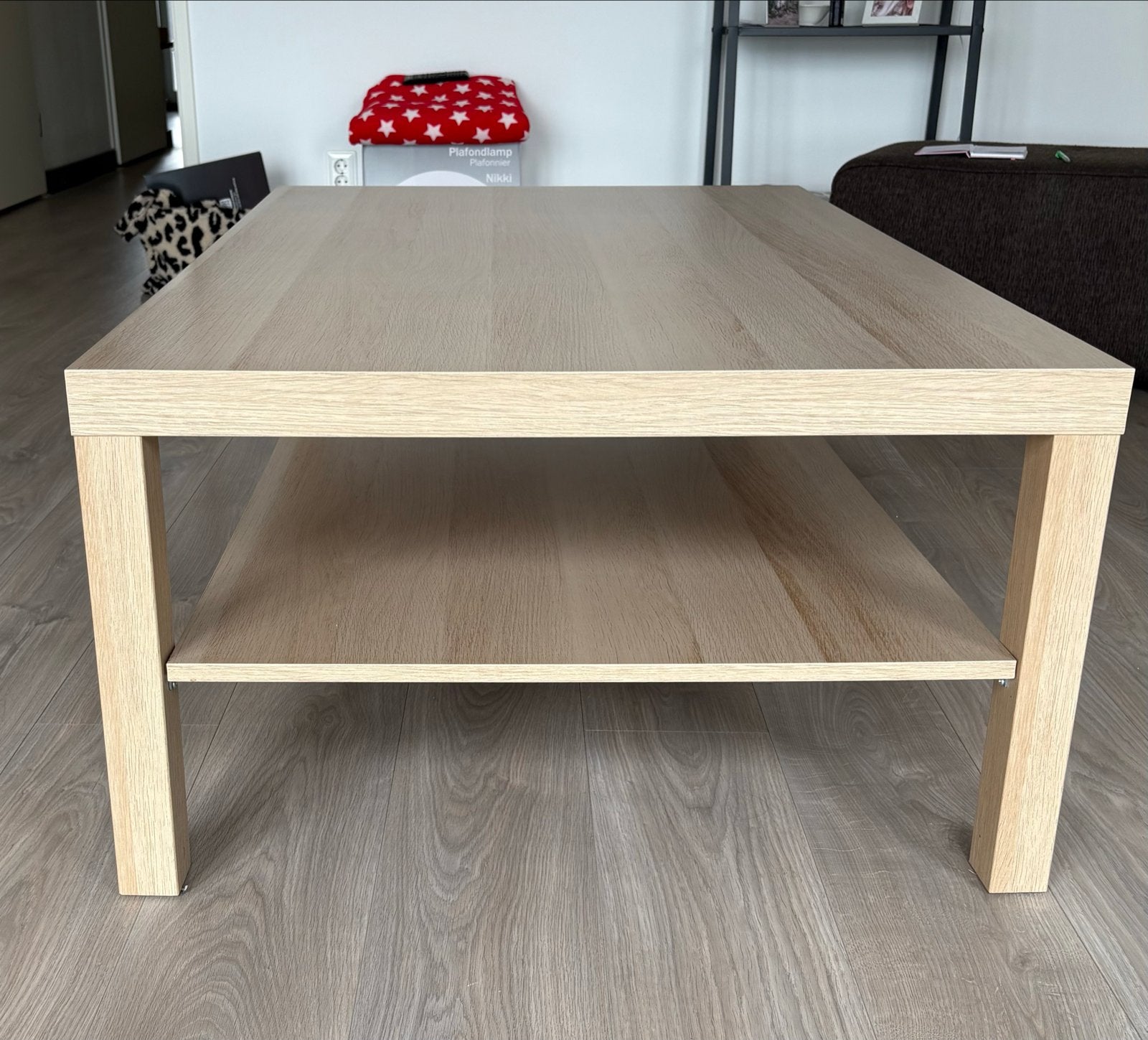 IKEA LACK salontafel 118x78cm - Licht eiken, Ophalen, Gebruikt, 100 tot 150 cm, 50 tot 100 cm