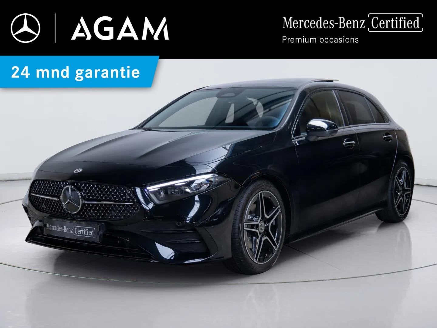 Mercedes-Benz A-Klasse Hatchback 180 Business Solution AMG P, Auto's, 136 pk, Gebruikt, 4 cilinders, Zwart