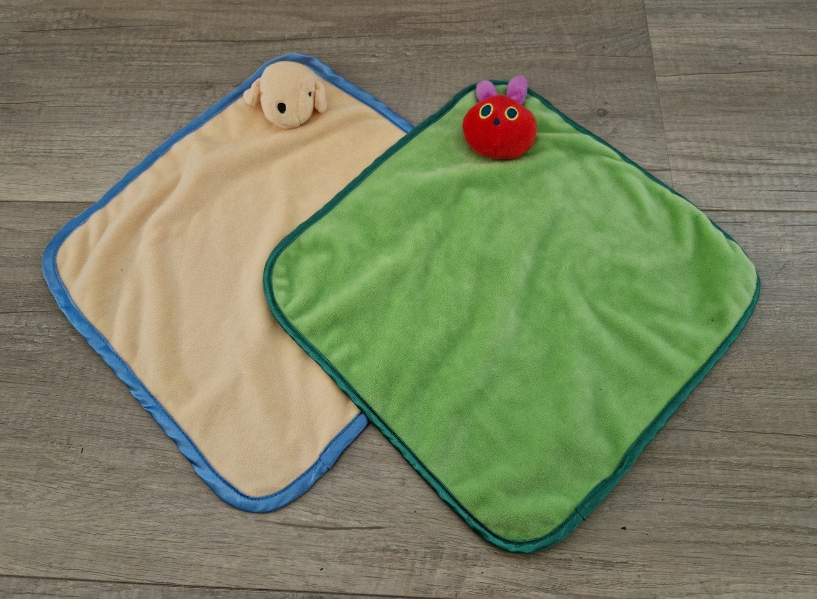 knuffeldoek knuffeldoekje rupsje nooitgenoeg dribbel hond, Ophalen of Verzenden, Zo goed als nieuw, Hond