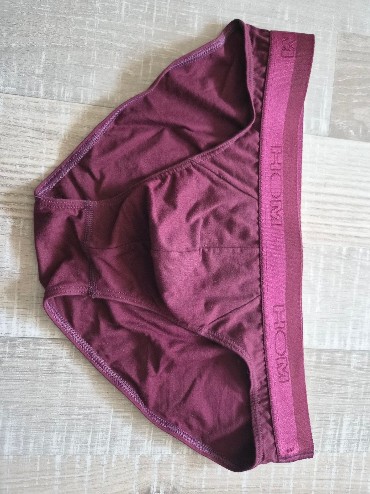 HOM heren slip - Bordeauxrood Maat L, Ophalen, Rood, HOM, Slip