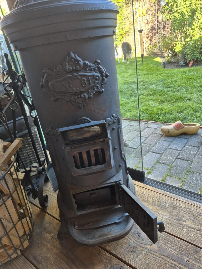 Houtkachel, Huis en Inrichting, Kachels, Ophalen, Zo goed als nieuw, Hout, Houtkachel