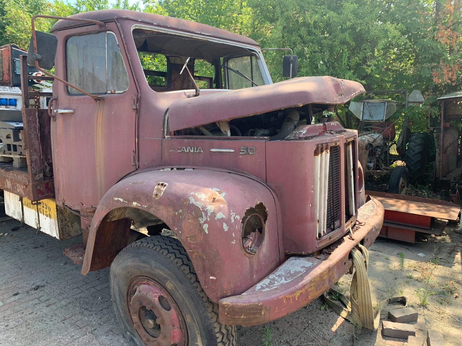 Scania L50 46 oldtimer  voor onderdelen, Ophalen, Scania