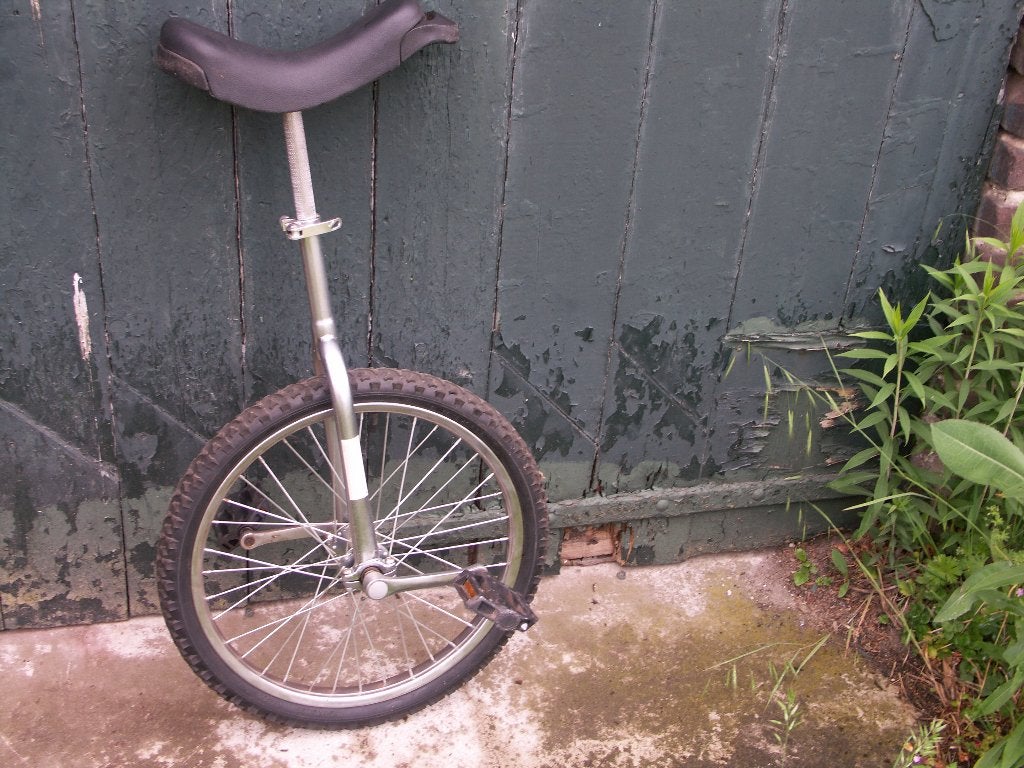 eenwielerfiets, Fietsen en Brommers, Ophalen, Gebruikt