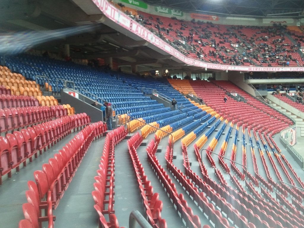 Ajax-Sion F-side kaart, Eén persoon