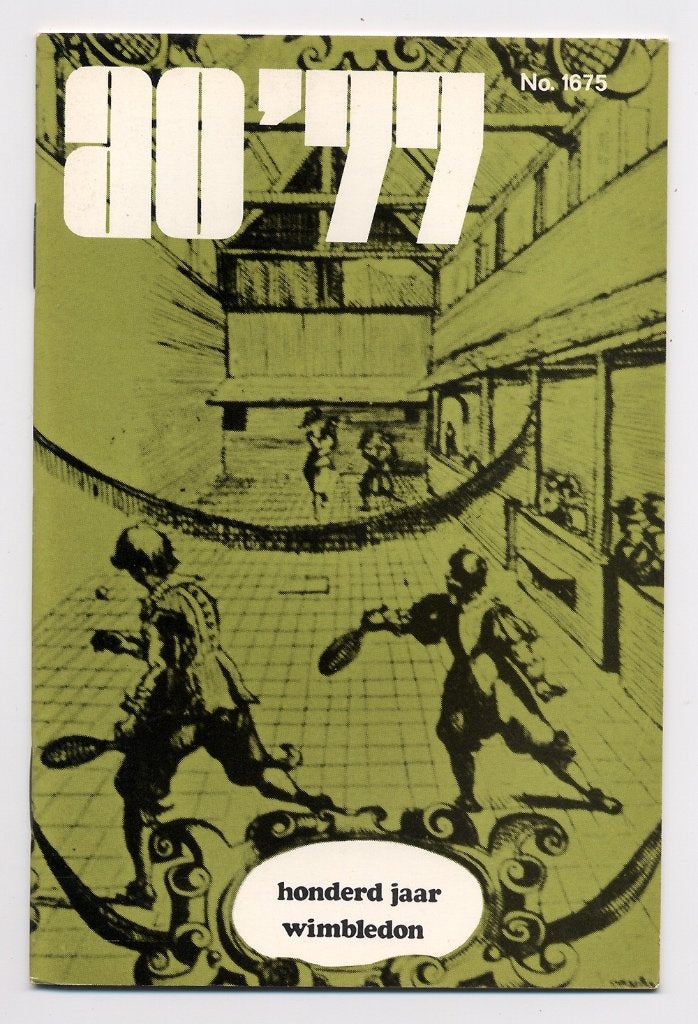 Honderd jaar Wimbledon tennis geschiedenis Oudewortel 1977, Sport en Fitness, Ophalen of Verzenden, Nieuw, Overige typen, Overige merken