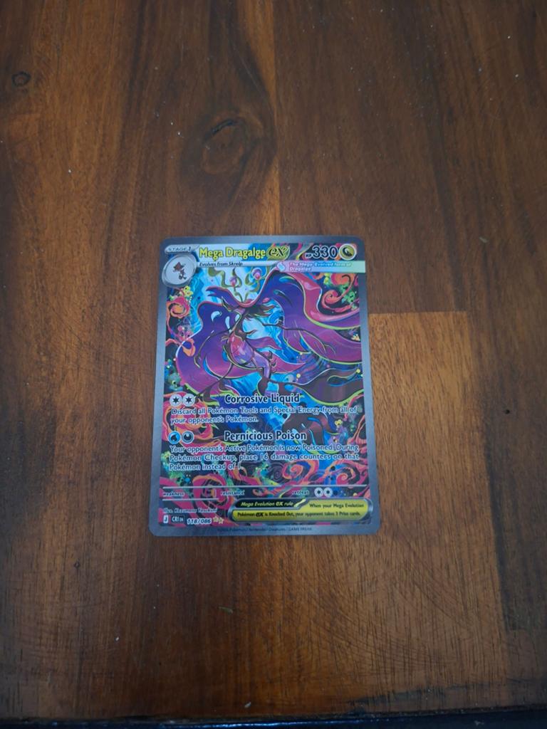 Mega Dragalge 118/086 Chaos Rising Pokémon kaart, Ophalen of Verzenden, Zo goed als nieuw, Losse kaart, Foil