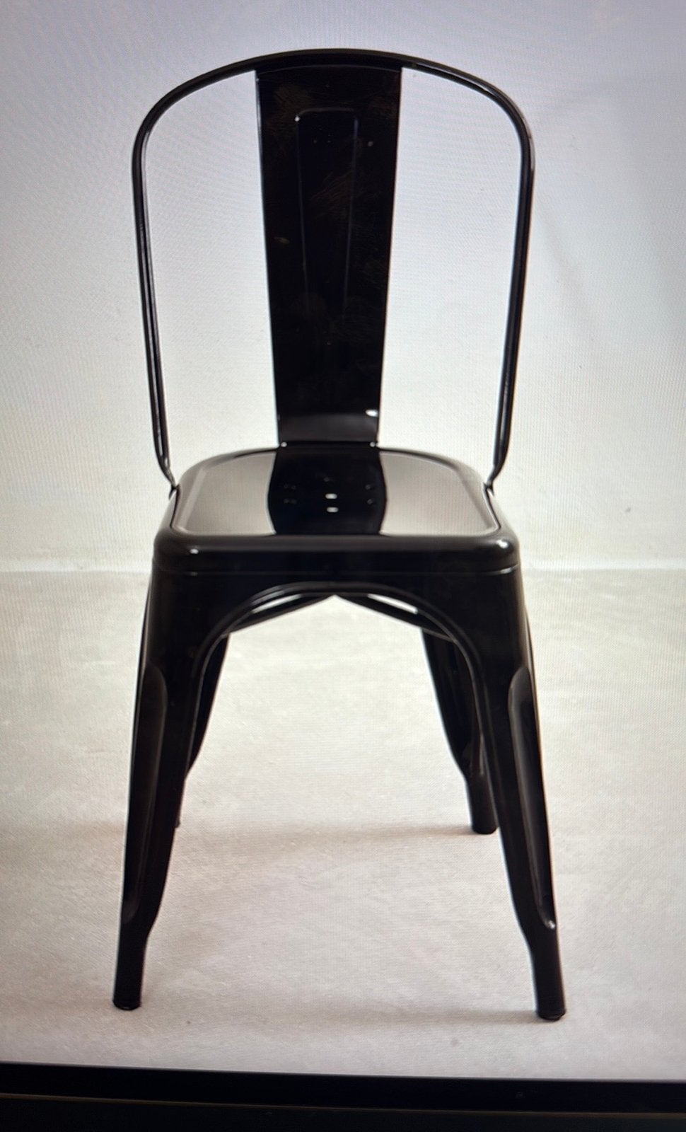 5 Lix stapelbare eetkamerstoelen, Ophalen, Gebruikt, Zwart, Vier