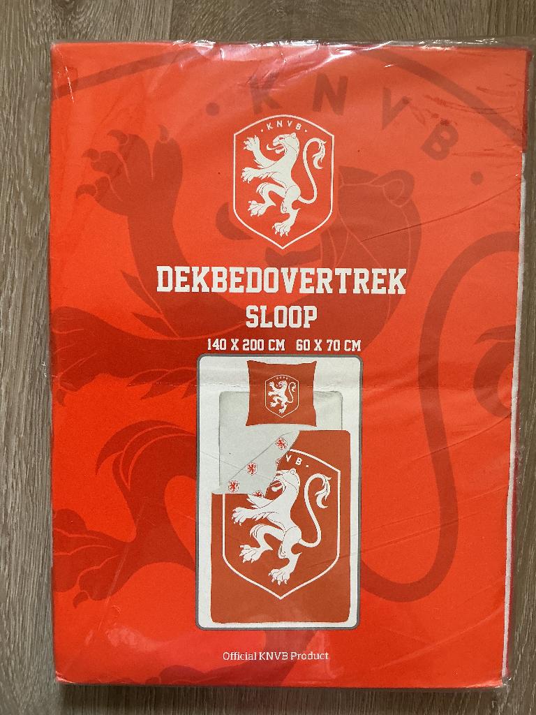 Oranje dekbedovertrek 1 persoons, Eenpersoons, Verzenden, Dekbedovertrek, Nieuw